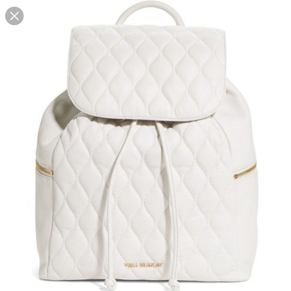 Vera Bradley Leather Quilted Backpack